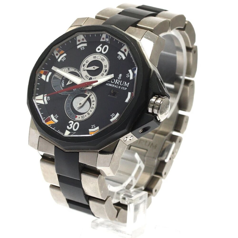CORUM Admiral's Cup Male 48 01.0005 black Dial Automatic Men's Watch_891608